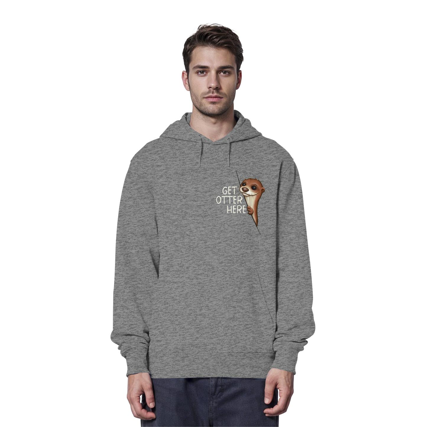 Get Otter Here | Lustiger Otter Kalauer - Organic Hoodie