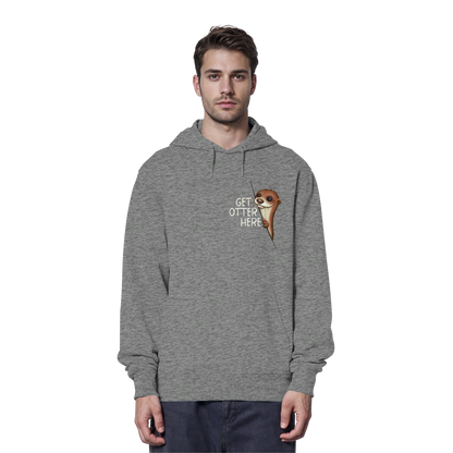 Get Otter Here | Lustiger Otter Kalauer - Organic Hoodie