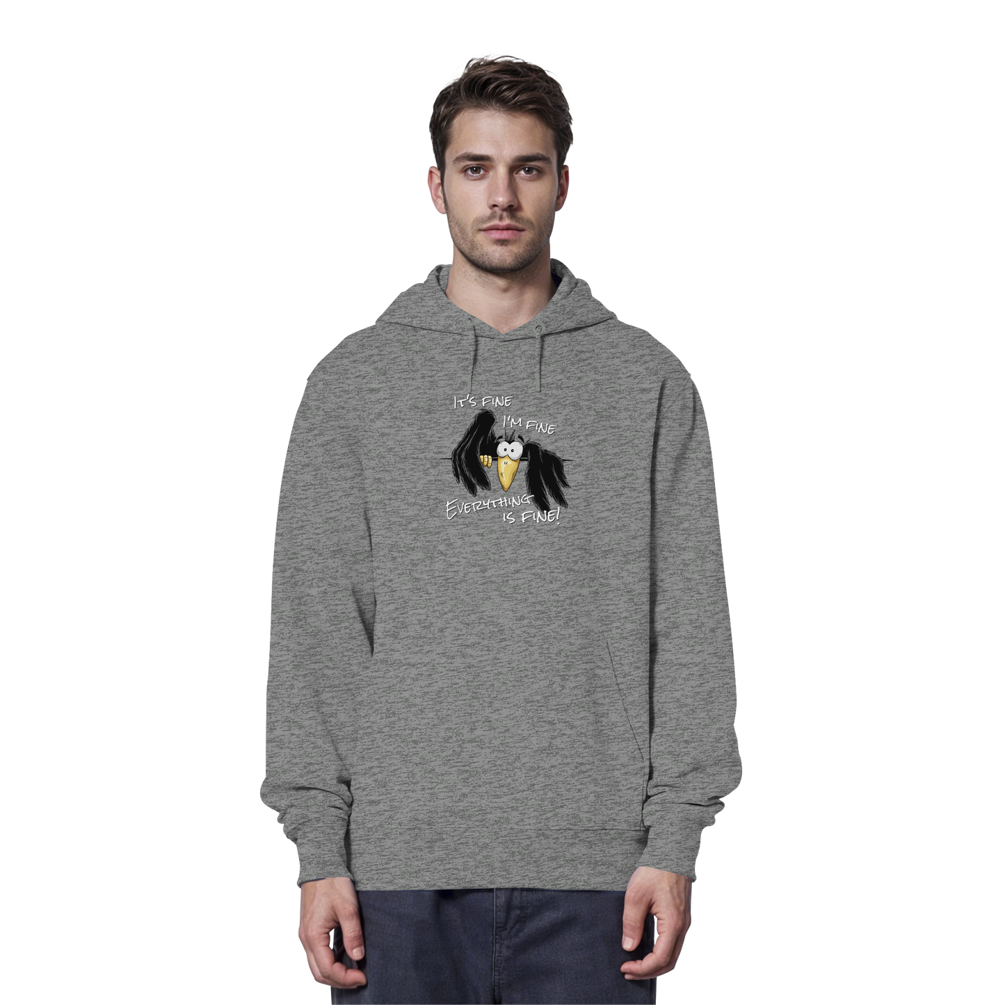 I’m Fine Rabe | Alles Gut Krähe - Organic Hoodie