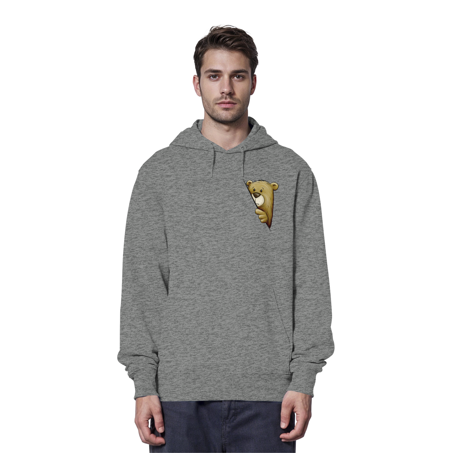 Funky Bär Illustration - Organic Hoodie