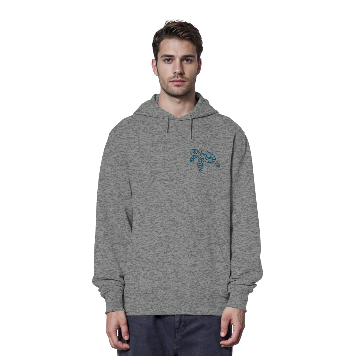 Lässig lustige Wasserschildkröte - Organic Hoodie
