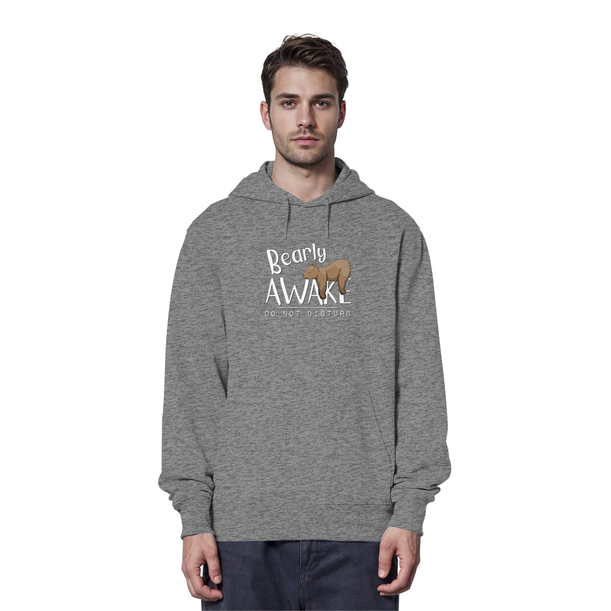 Bearly Awake Bitte nicht stören Bär - Organic Hoodie