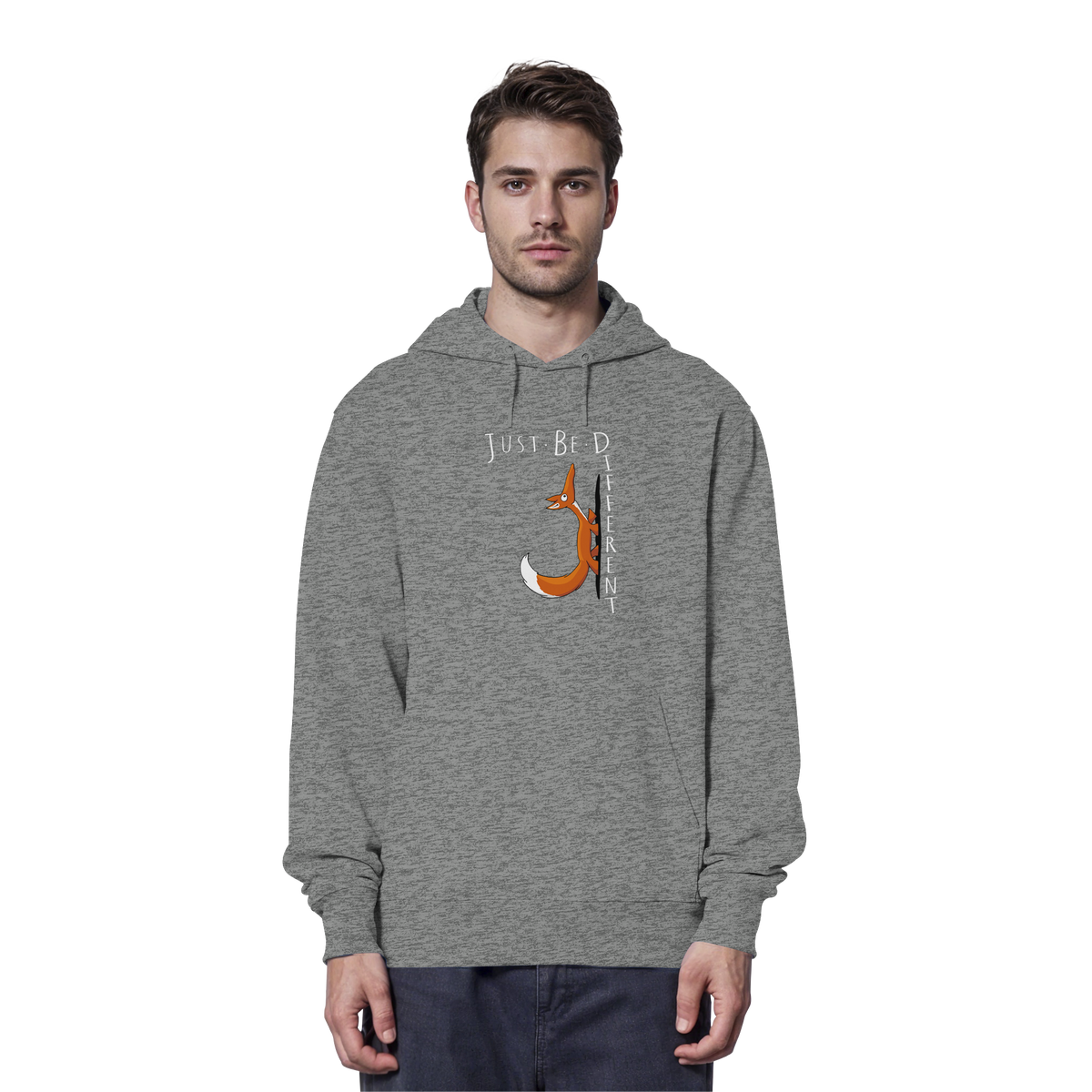 Just Be Different | Sei Anders, kleiner Fuchs - Organic Hoodie