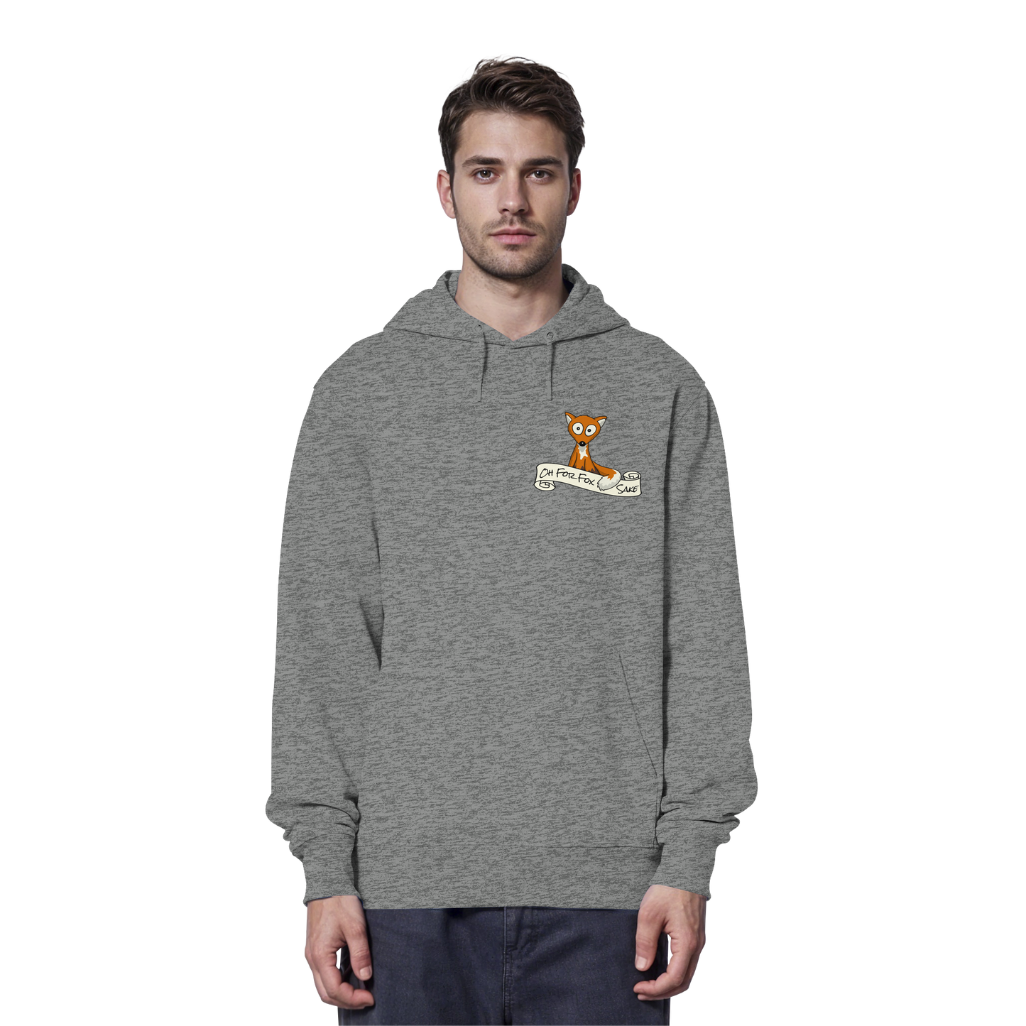 Oh For Fox Sake – Um Fuchses Willen - Organic Hoodie