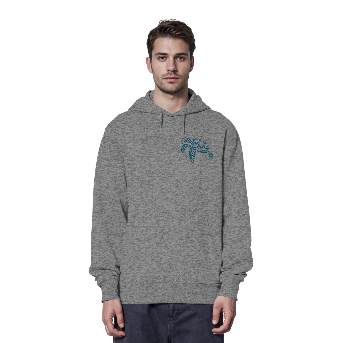 Lässig lustige Wasserschildkröte - Organic Hoodie