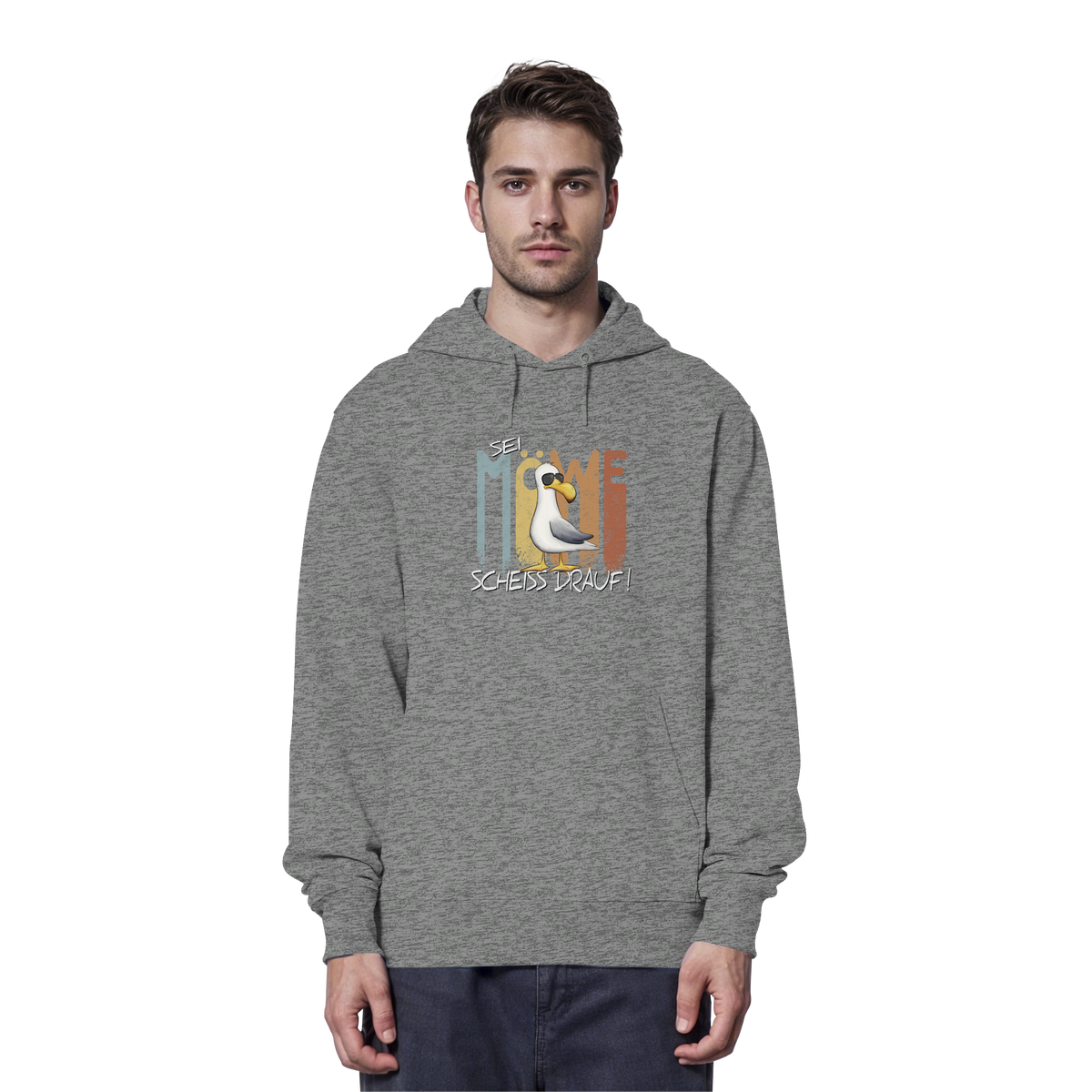 Sei Möwe Scheiß Drauf  - Organic Hoodie