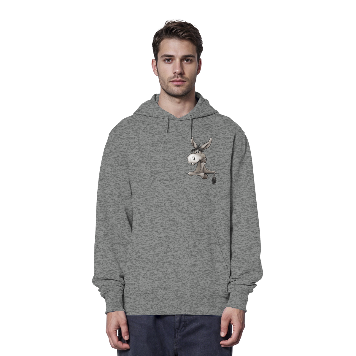 Lustiger lässiger Esel - Organic Hoodie