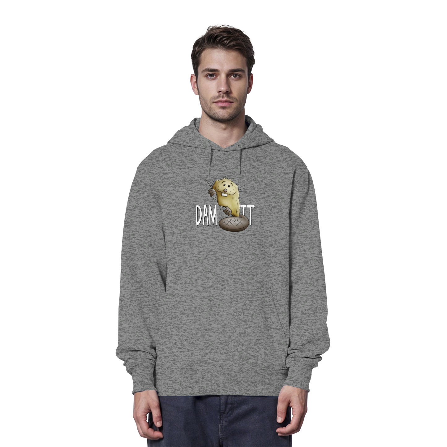 Dam It Verdammt Lustiger Biber - Organic Hoodie