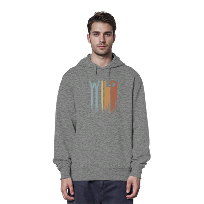 Wild Retro Schriftzug - Organic Hoodie