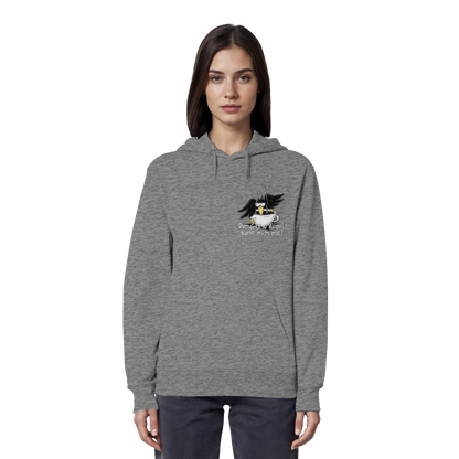 Der frühe Vogel kann mich mal | Kaffee Rabe - Organic Hoodie