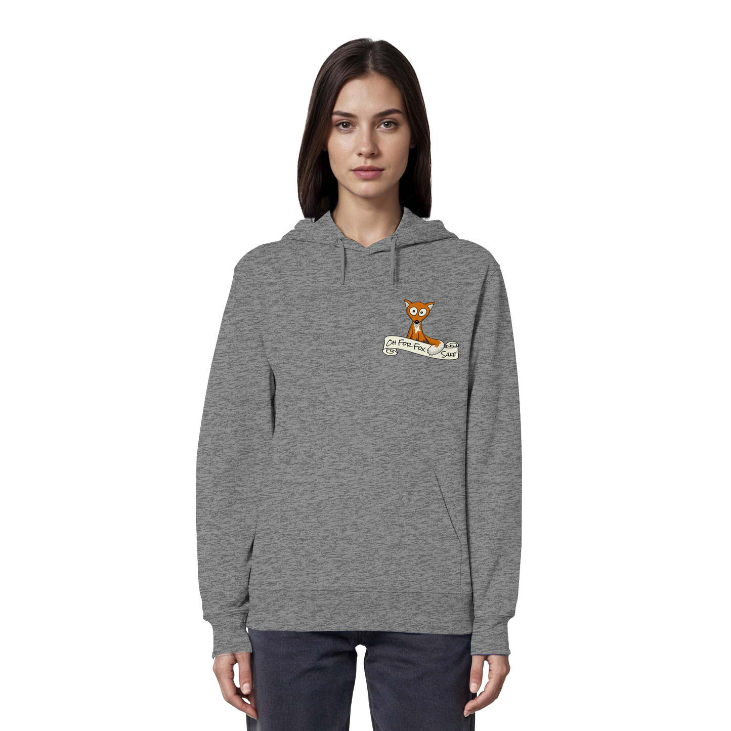 Oh For Fox Sake – Um Fuchses Willen - Organic Hoodie