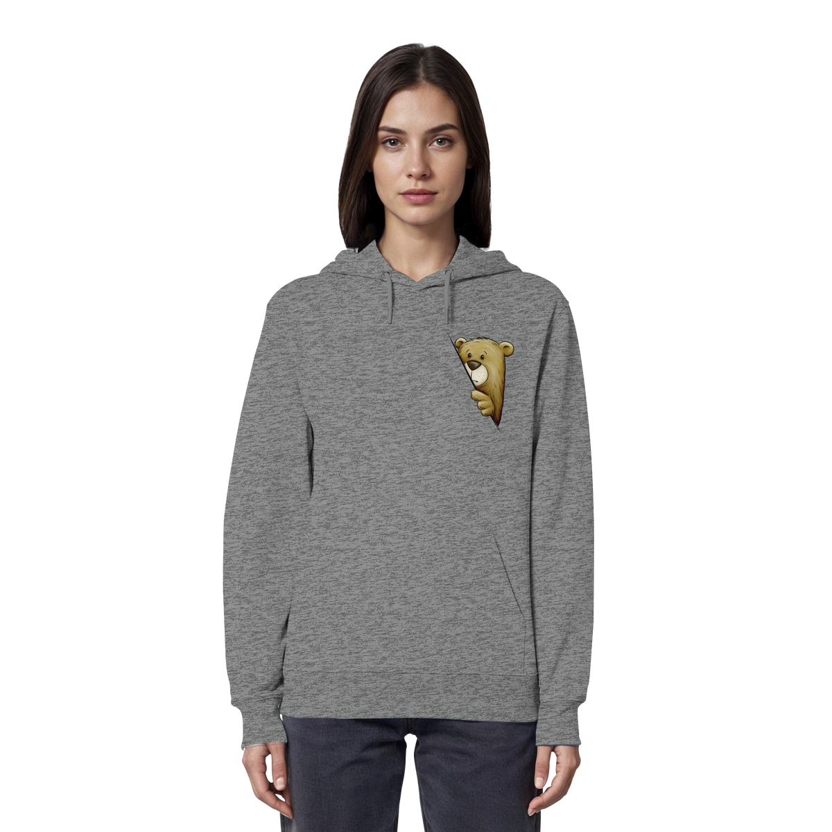 Funky Bär Illustration - Organic Hoodie
