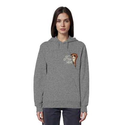 Get Otter Here | Lustiger Otter Kalauer - Organic Hoodie