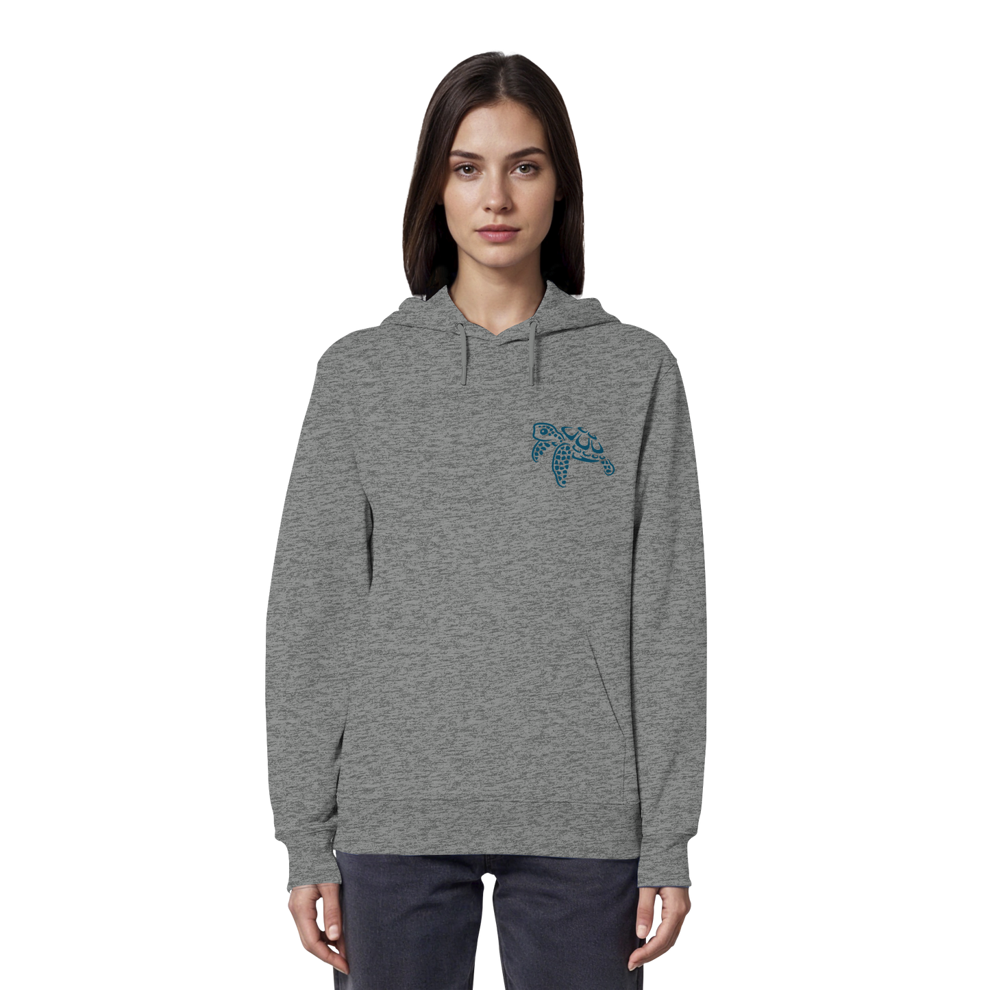 Lässig lustige Wasserschildkröte - Organic Hoodie
