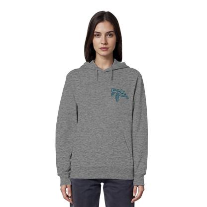 Lässig lustige Wasserschildkröte - Organic Hoodie