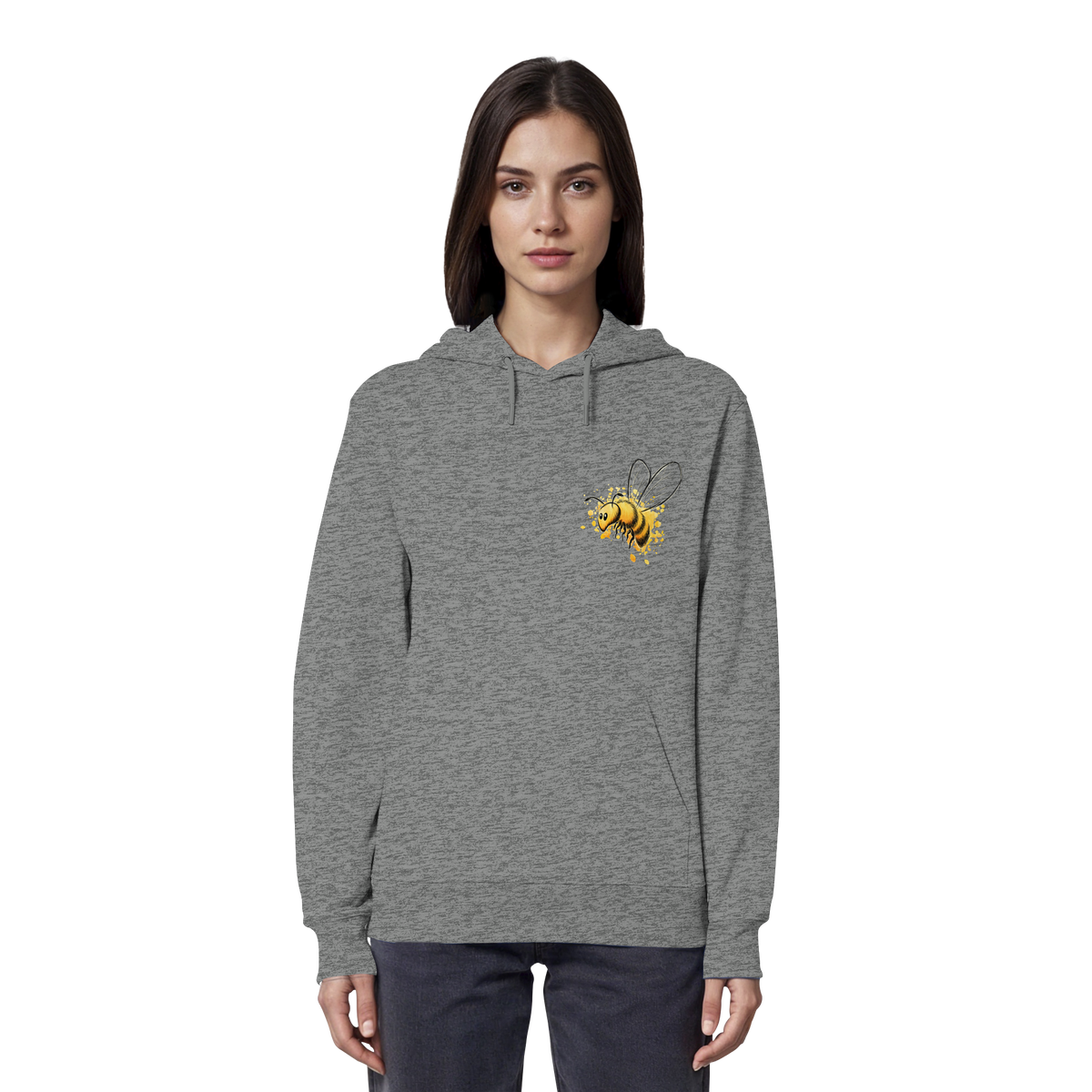 Lässige kleine Honig-Biene - Organic Hoodie