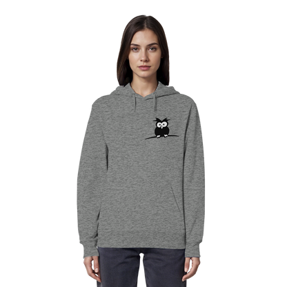 Kleine struppige Eule - Organic Hoodie