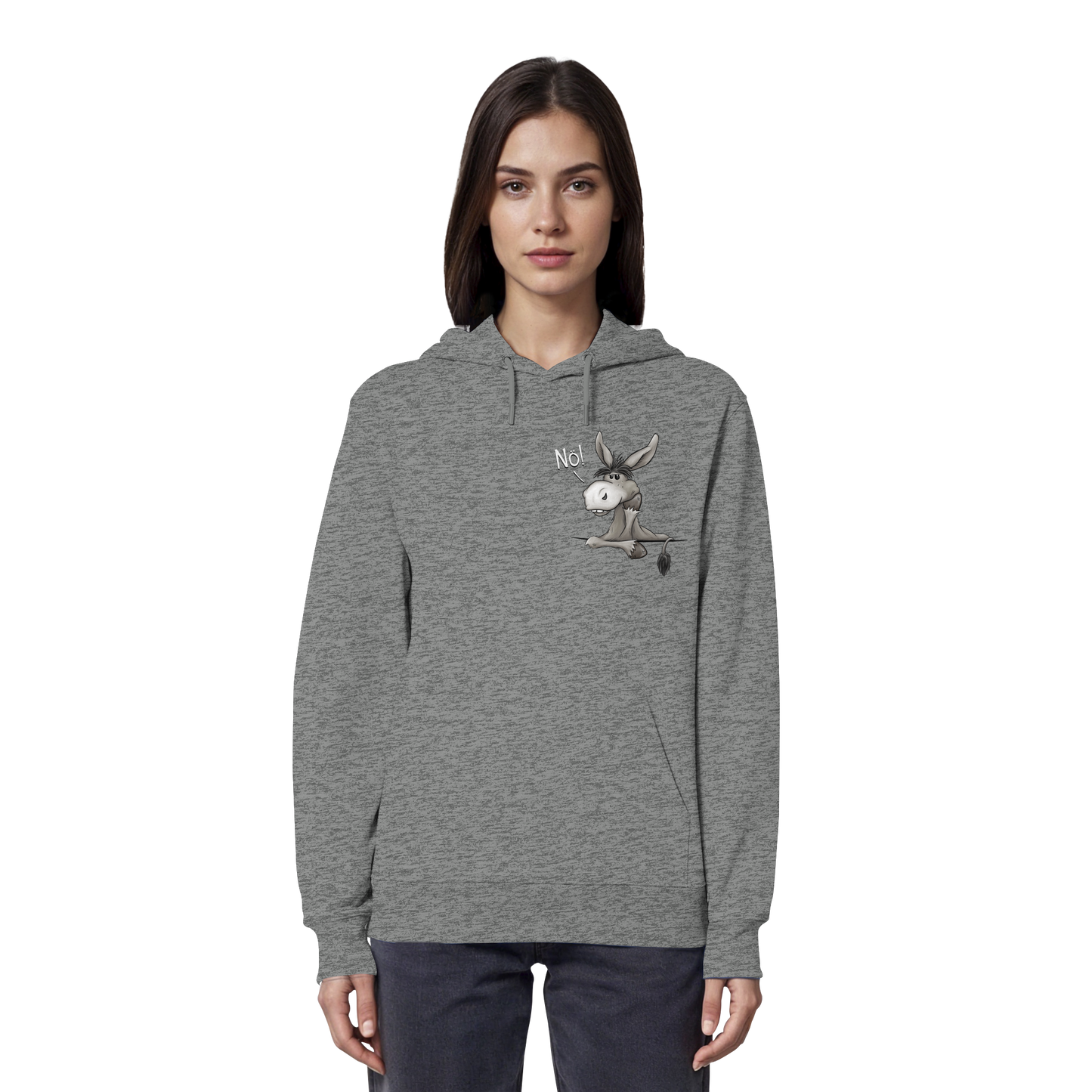 Nö! Störrischer Esel - Organic Hoodie