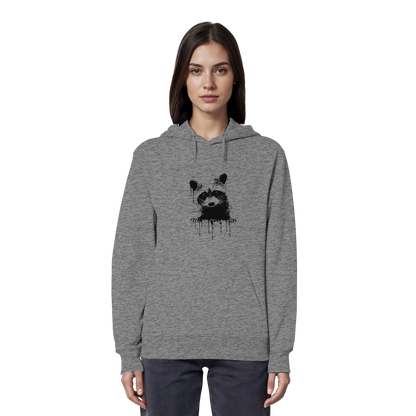 Funky Street Art Waschbär - Organic Hoodie