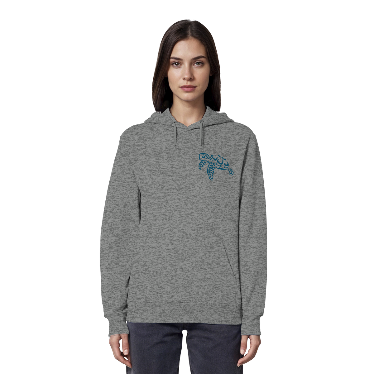 Lässig lustige Wasserschildkröte - Organic Hoodie
