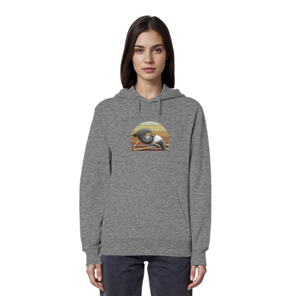 Lässiger Retro Sundown Tapir - Organic Hoodie