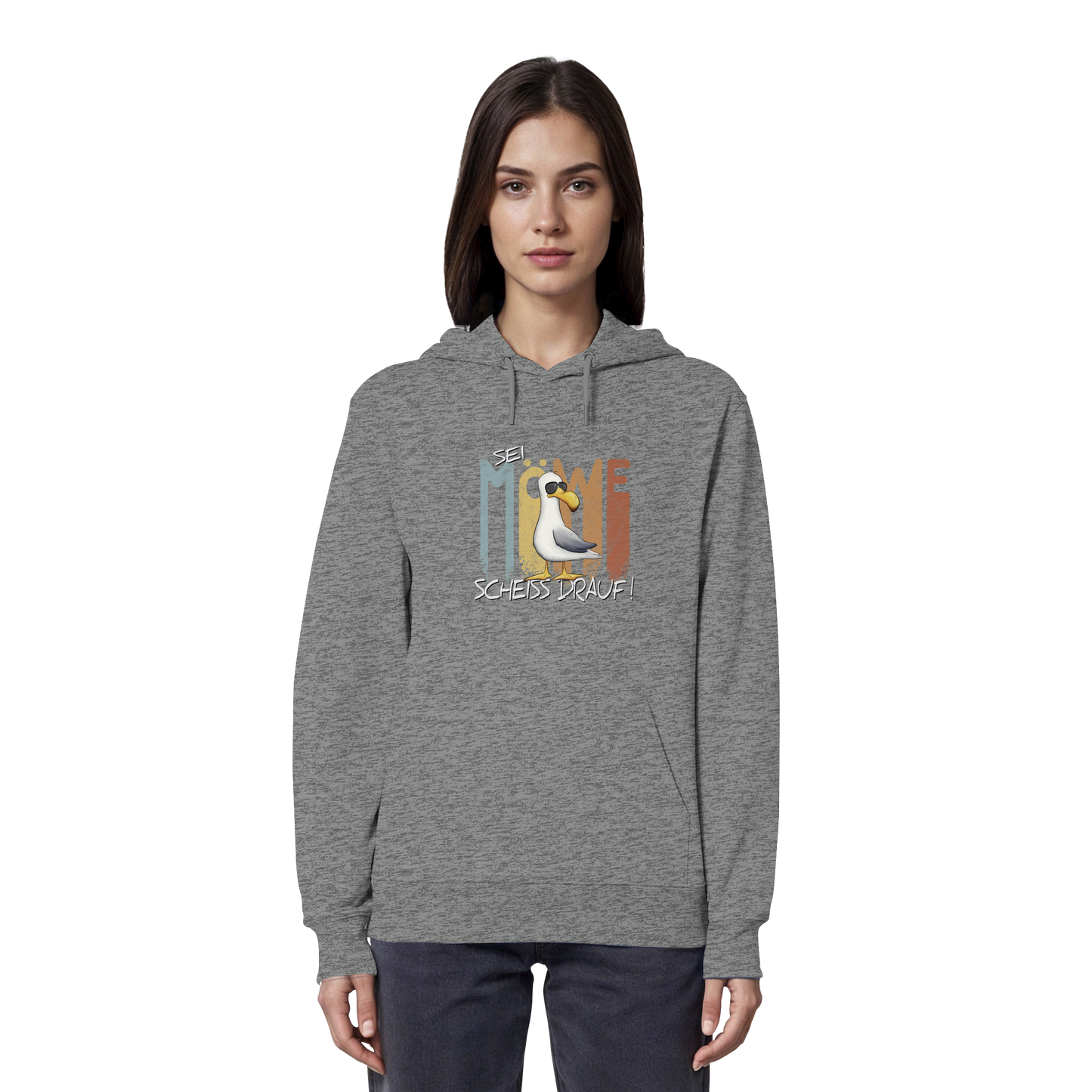 Sei Möwe Scheiß Drauf  - Organic Hoodie