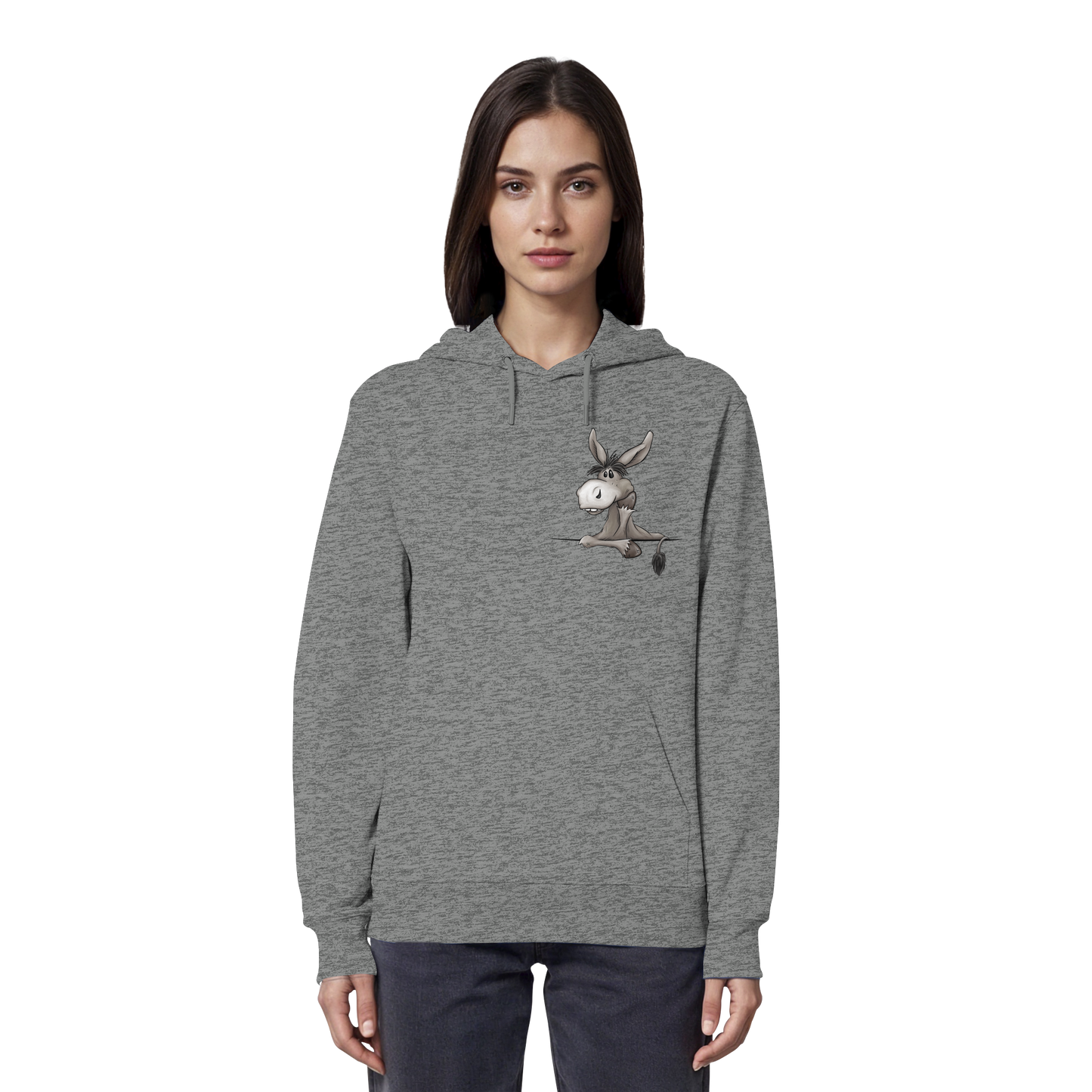 Lustiger lässiger Esel - Organic Hoodie