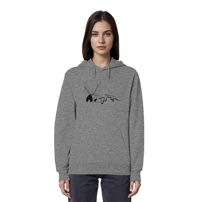 zauberhaft flatternde Tapir Fee - Organic Hoodie