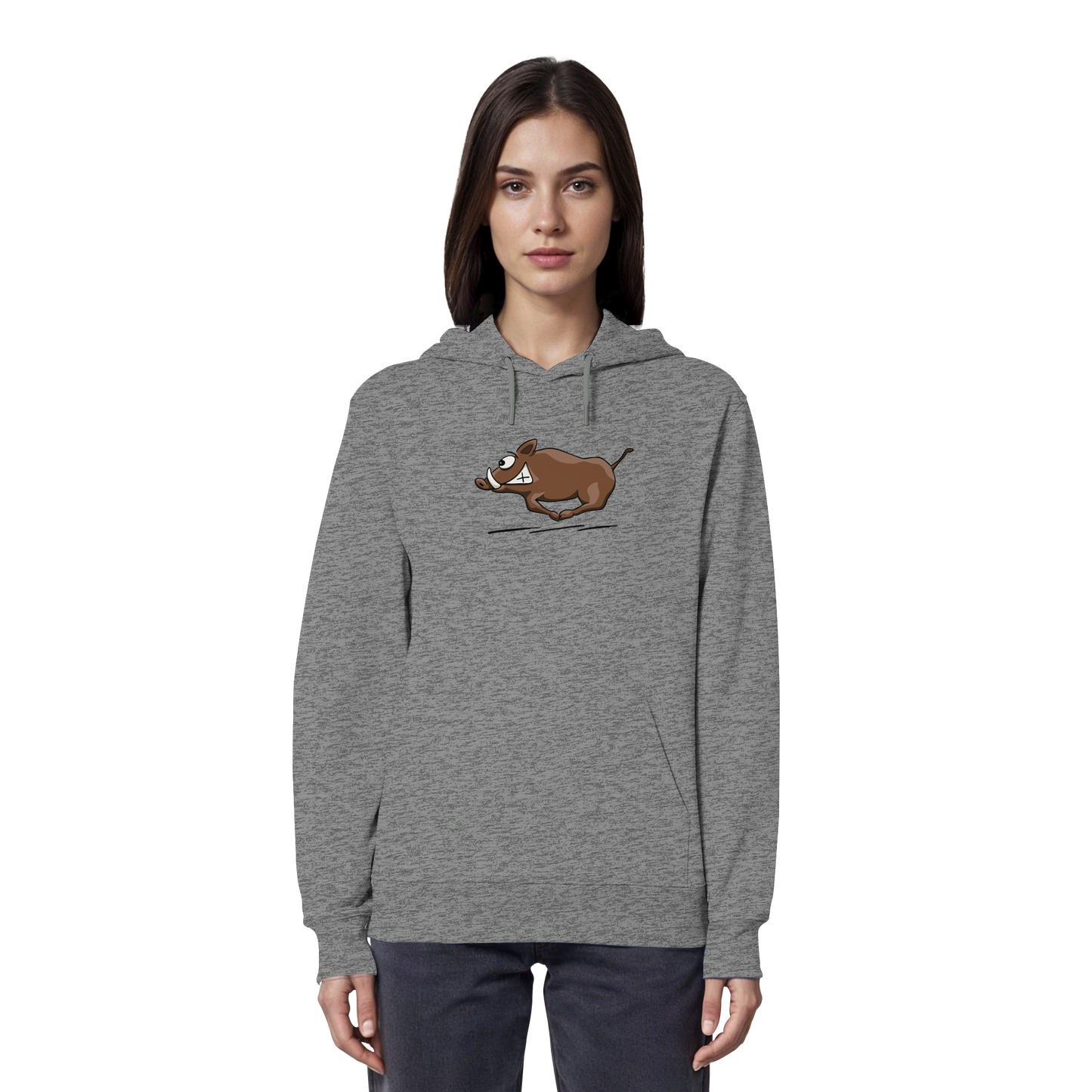 sauwildes Wildschwein | Wildsau  - Organic Hoodie
