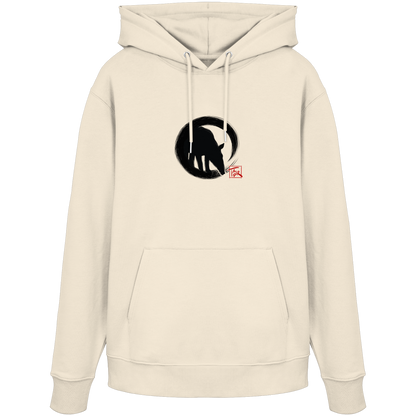 Zen Tapir im japanischen Enso Kreis - Organic Hoodie