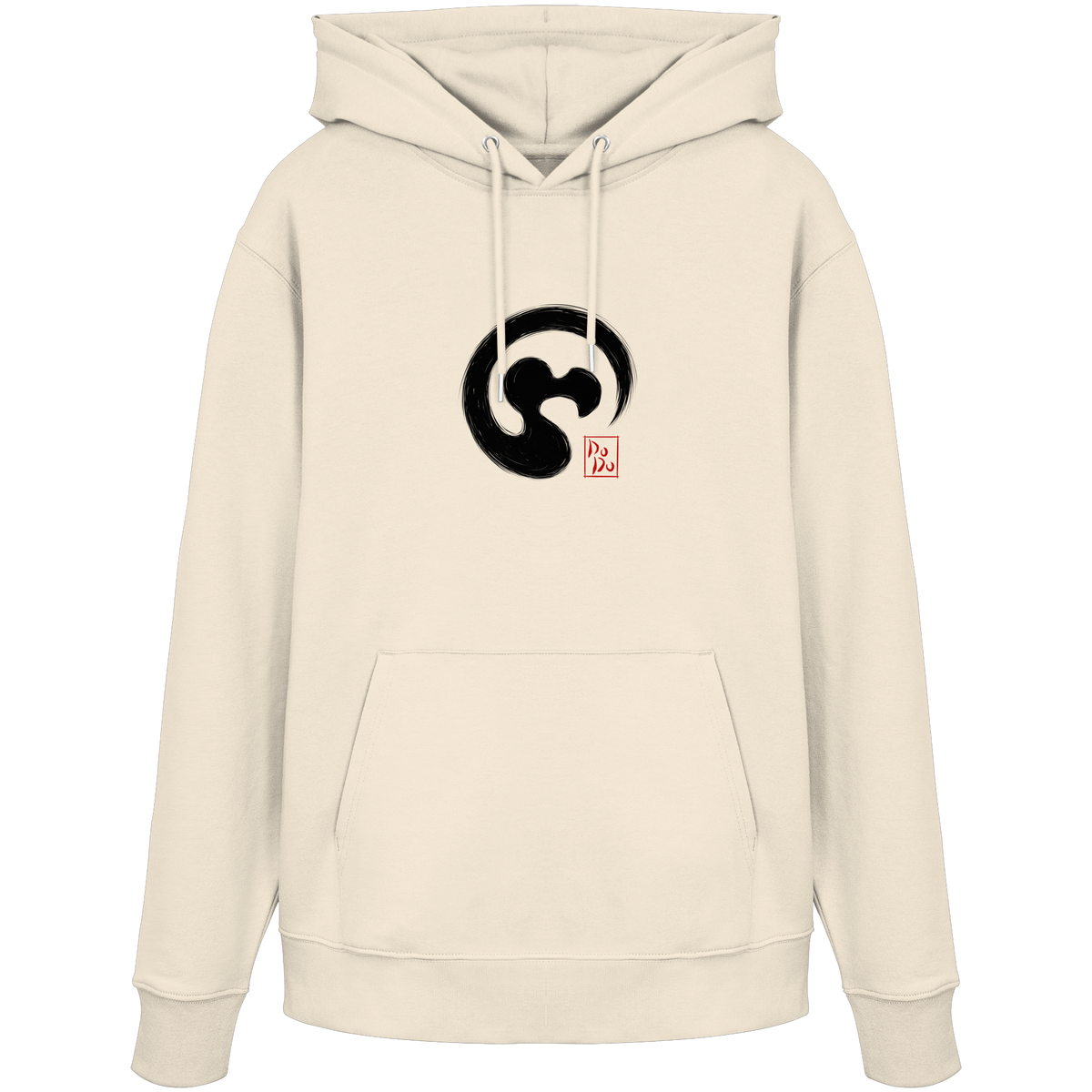 Zen Dodo im japanischen Enso Kreis - Organic Hoodie