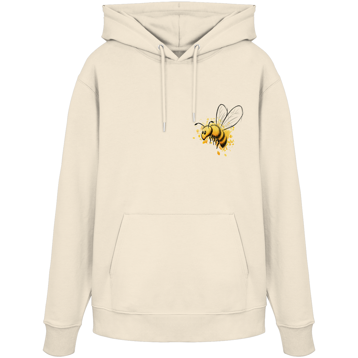 Lässige kleine Honig-Biene - Organic Hoodie