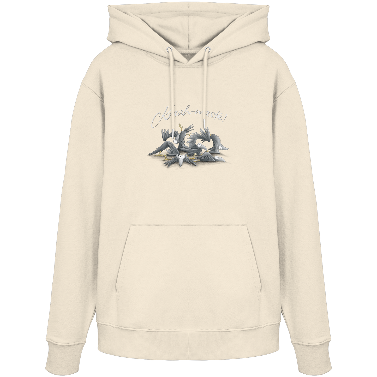 Kraah-masté! Yoga Raben Krähen - Organic Hoodie