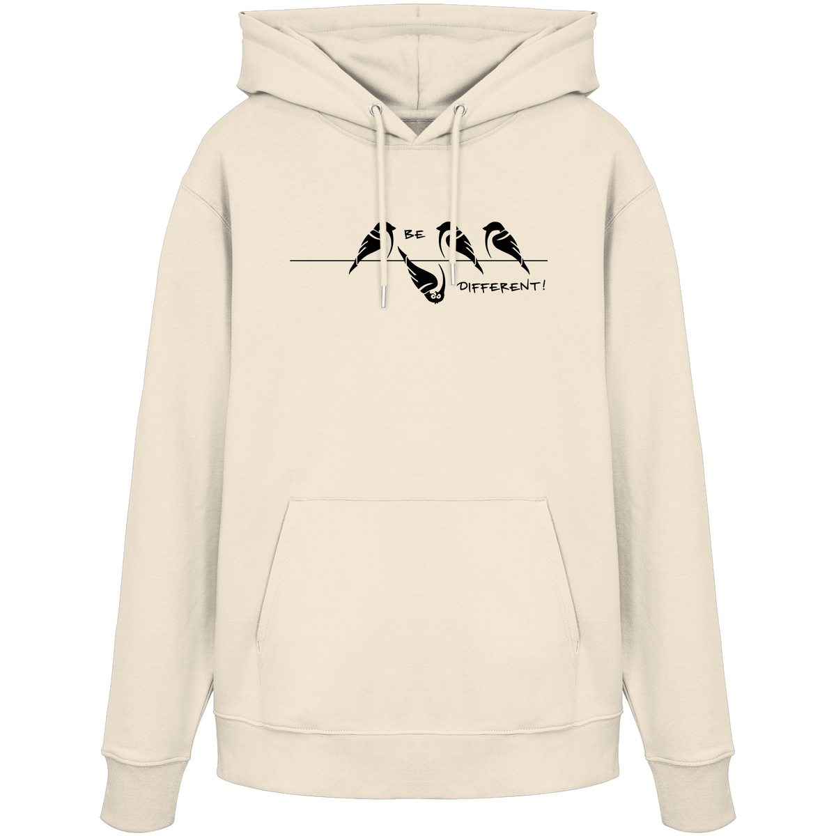 Sei anders, kleiner Spatz - Organic Hoodie