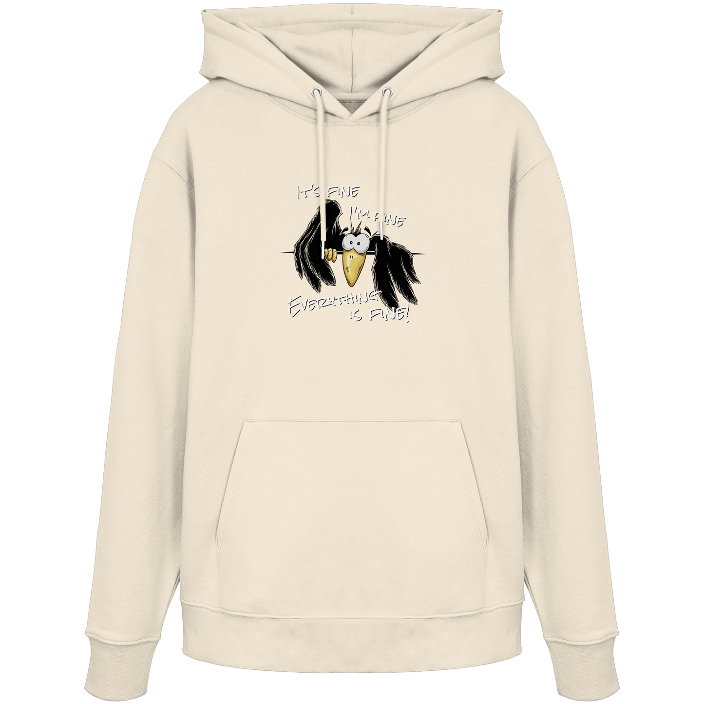 I’m Fine Rabe | Alles Gut Krähe - Organic Hoodie