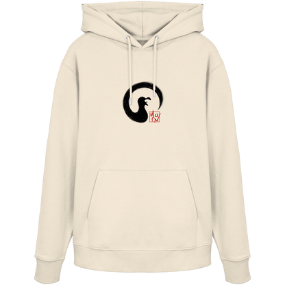 Moin kreischende japanische Enso Möwe - Organic Hoodie