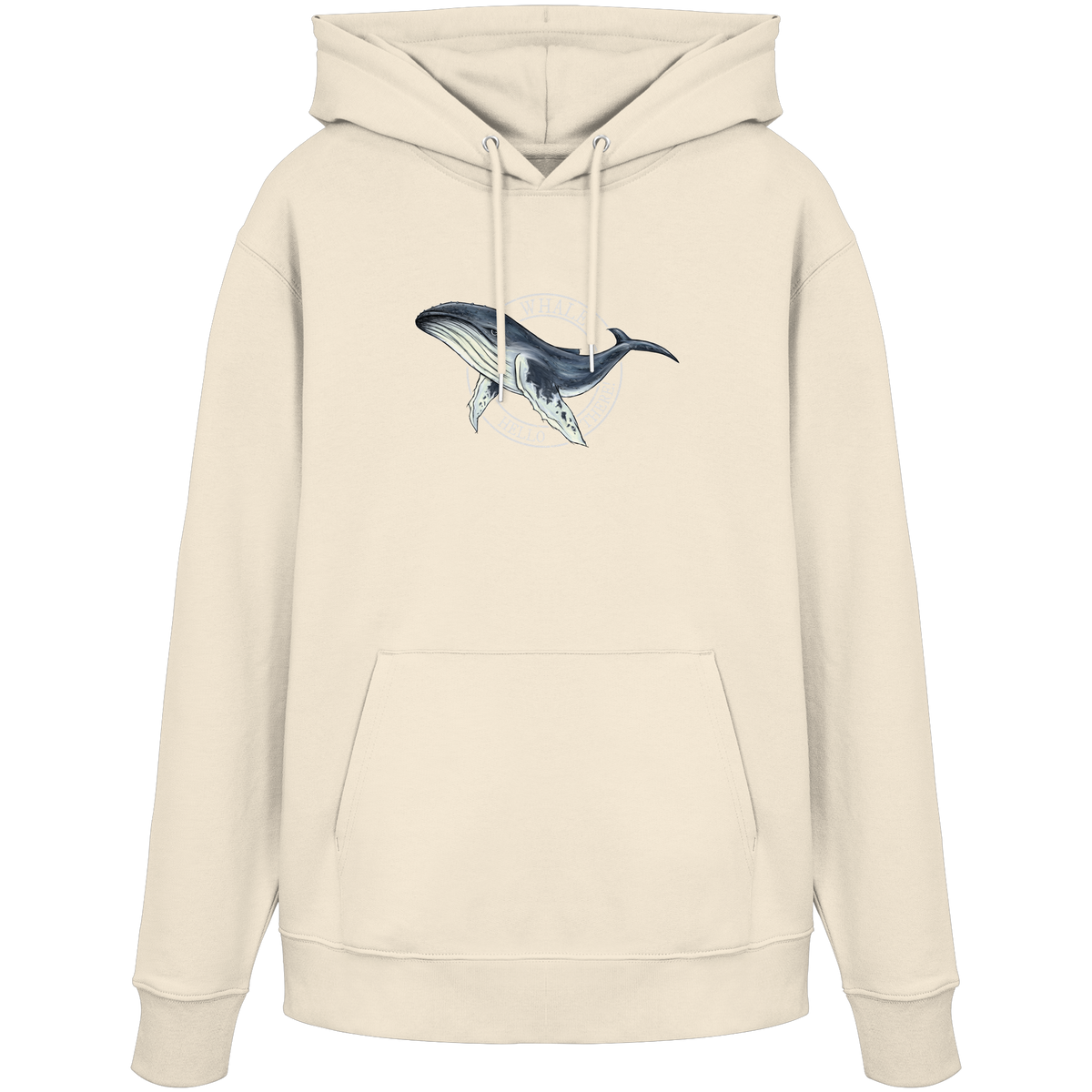 Whale, Hello There | Buckelwal - Organic Hoodie