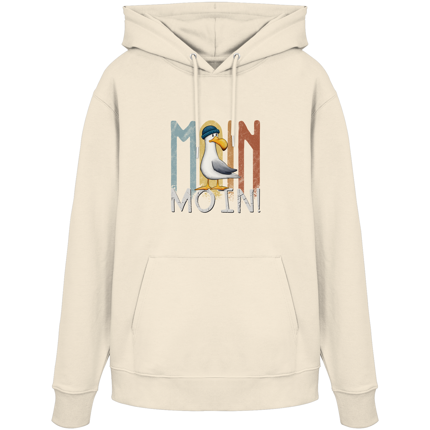 Moin Moin norddeutsche Möwe - Organic Hoodie