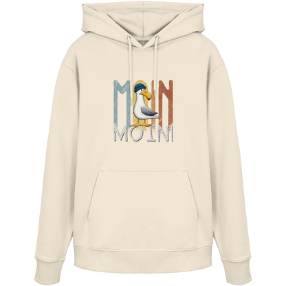Moin Moin norddeutsche Möwe - Organic Hoodie
