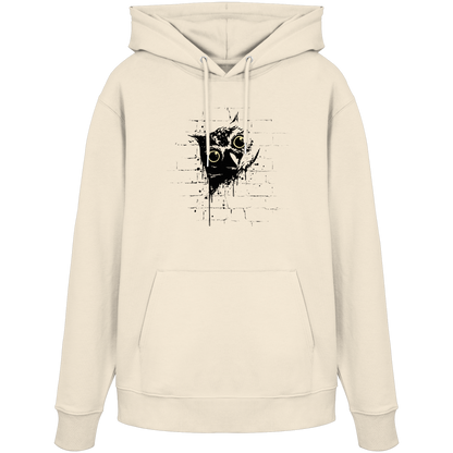 Lässige Street Art Eule - Organic Hoodie