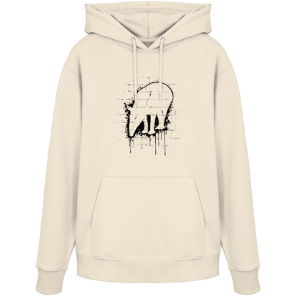 Urban Street Art Tapir Silhouette - Organic Hoodie