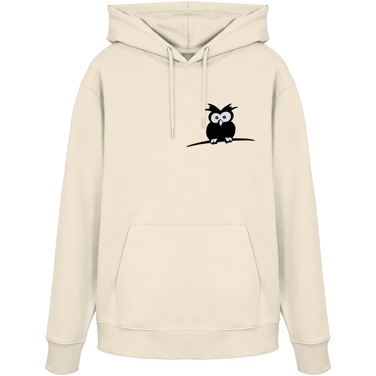 Kleine struppige Eule - Organic Hoodie