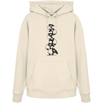 Lustiger Haufen aus Schabracken-Tapiren - Organic Hoodie