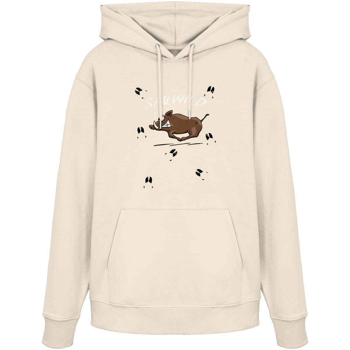Sauwild wilde Sau | Wildschwein Keiler - Organic Hoodie