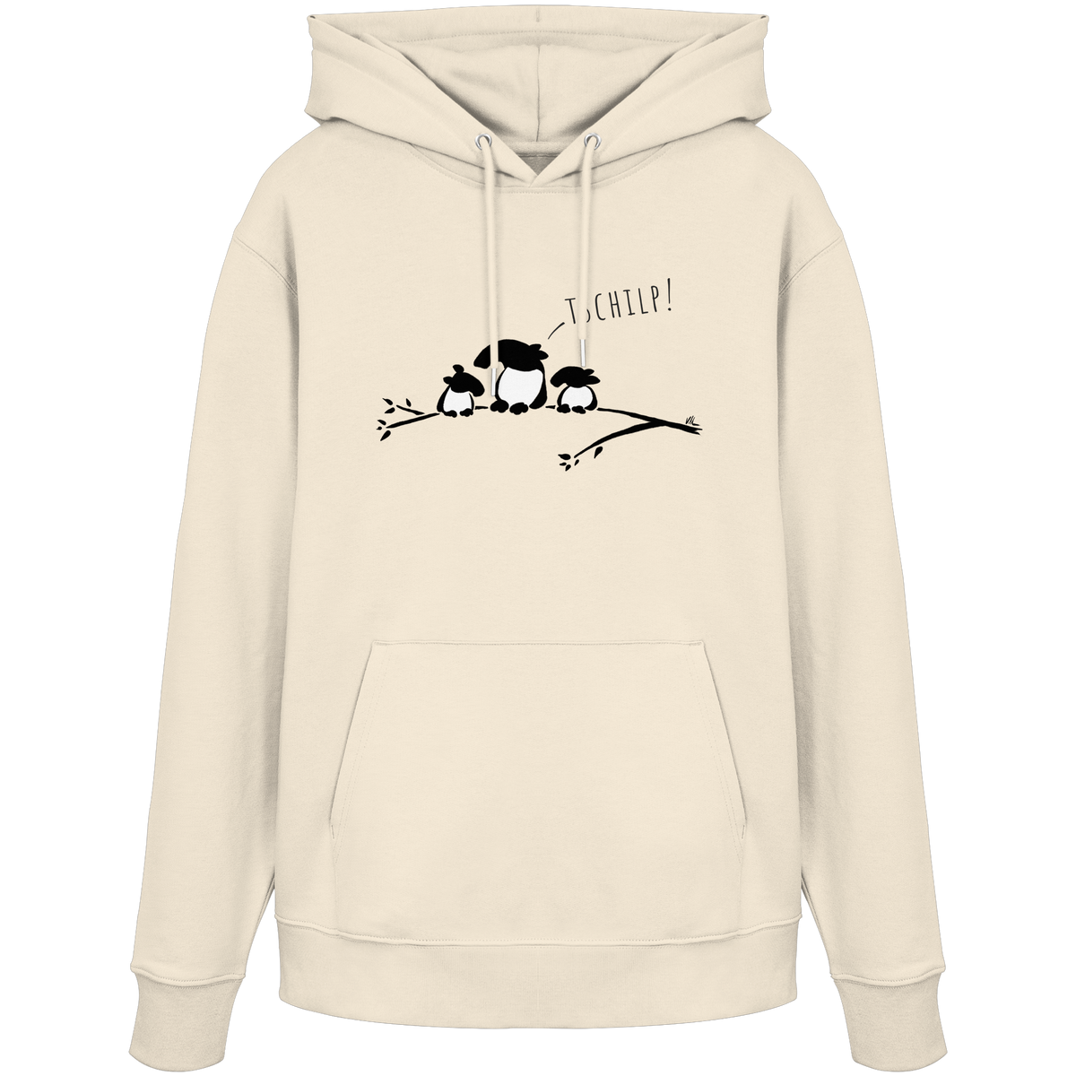 Drei kleine Tapir-Vögel - Organic Hoodie