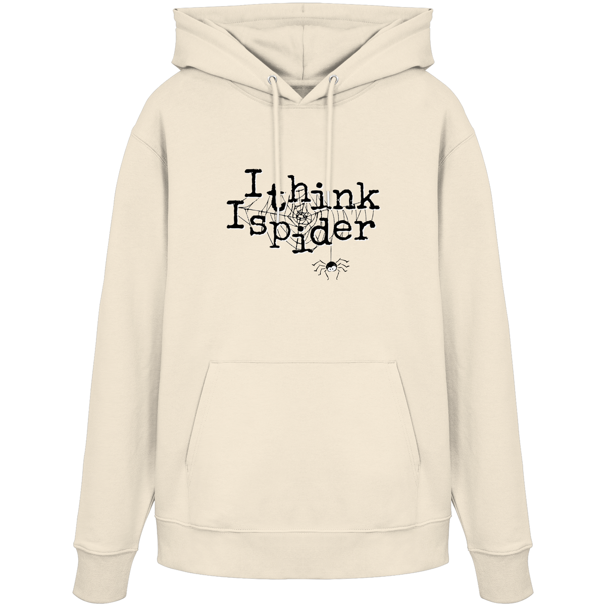 I think I spider - Spinne - Organic Hoodie