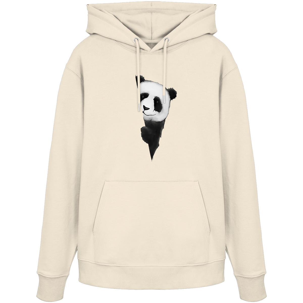 Panda Bär Illustration - Organic Hoodie