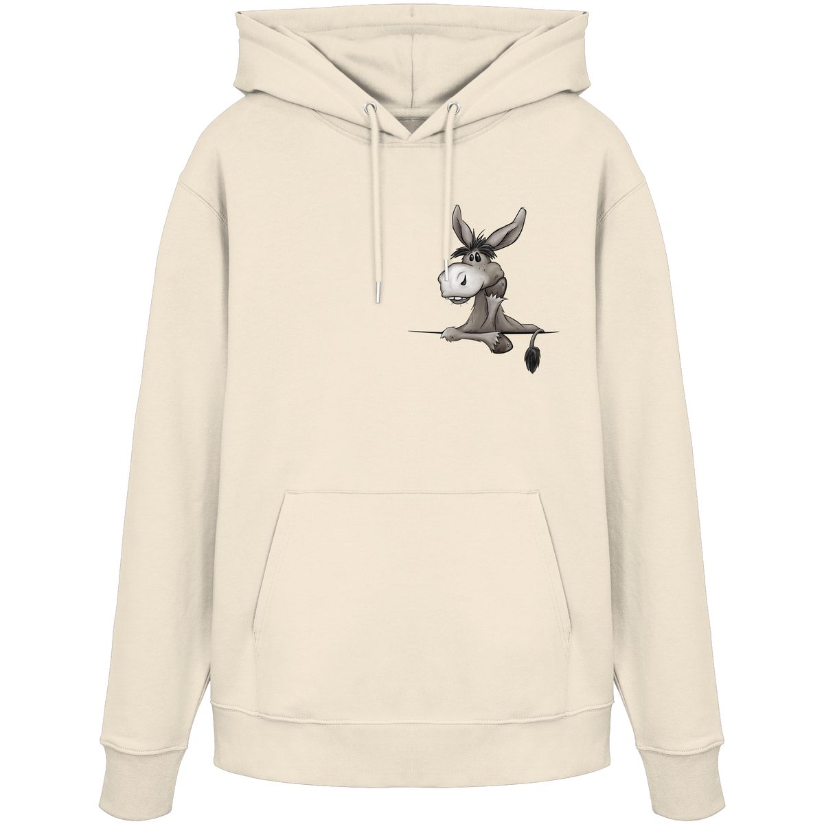 Lustiger lässiger Esel - Organic Hoodie