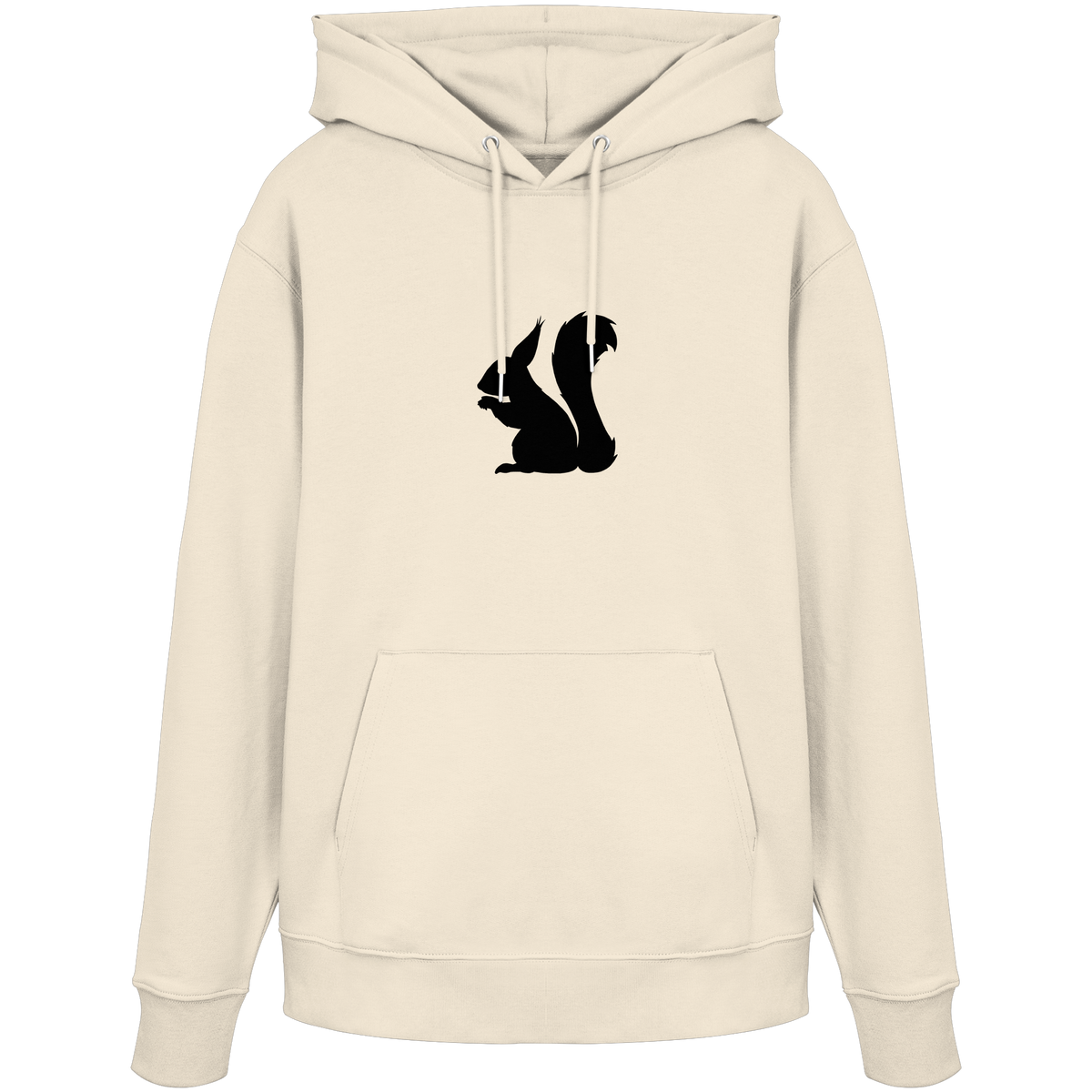 Eichhörnchen Silhouette - Organic Hoodie