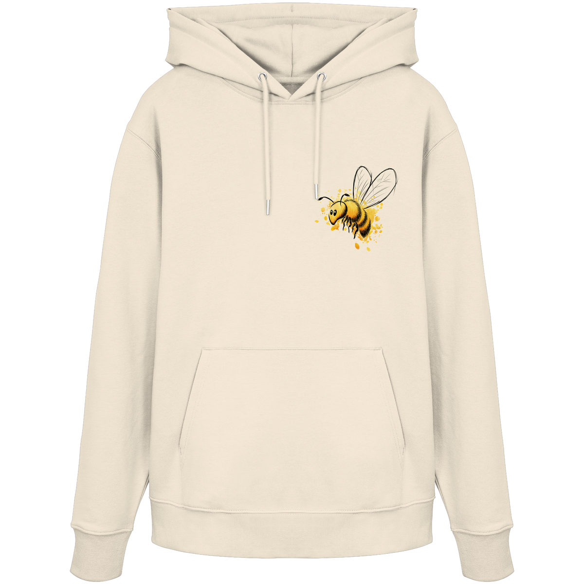 Lässige kleine Honig-Biene - Organic Hoodie